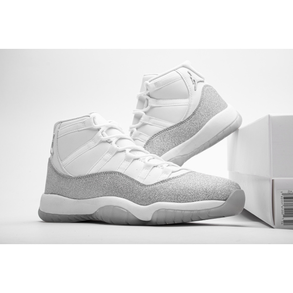 PKGoden Air Jordan 11 Retro White Metallic Silver (W),AR0715-100