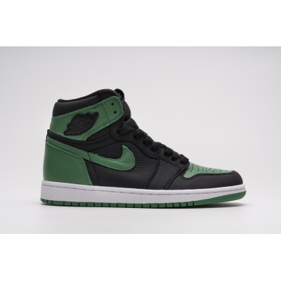 PKGoden Air Jordan 1 Retro High Pine Green Black,555088-030