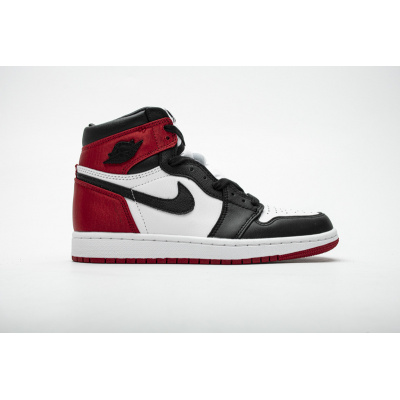 PKGoden Air Jordan 1 Retro High Satin Black Toe (W),CD0461-016