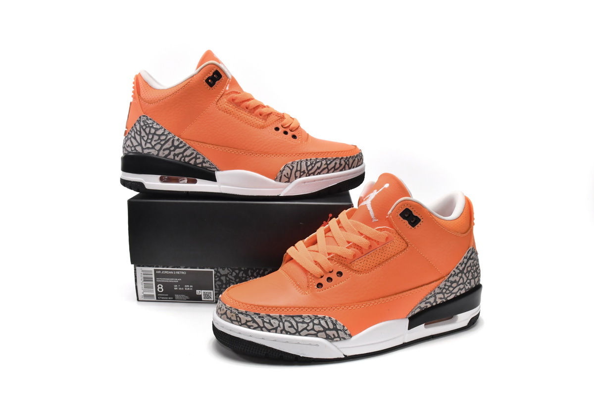 PKGoden Air Jordan 3 Retro Orange,CT8532-801