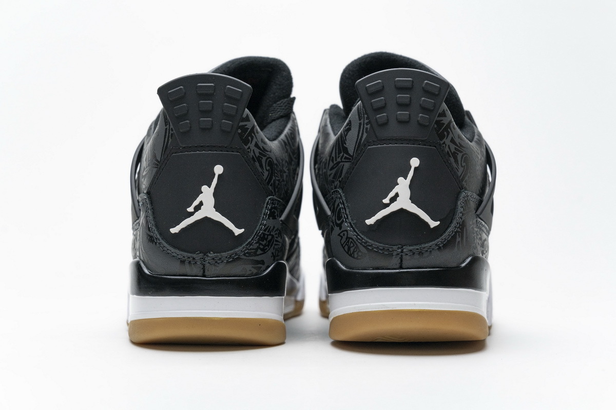 PKGoden Air Jordan 4 Retro Laser Black Gum