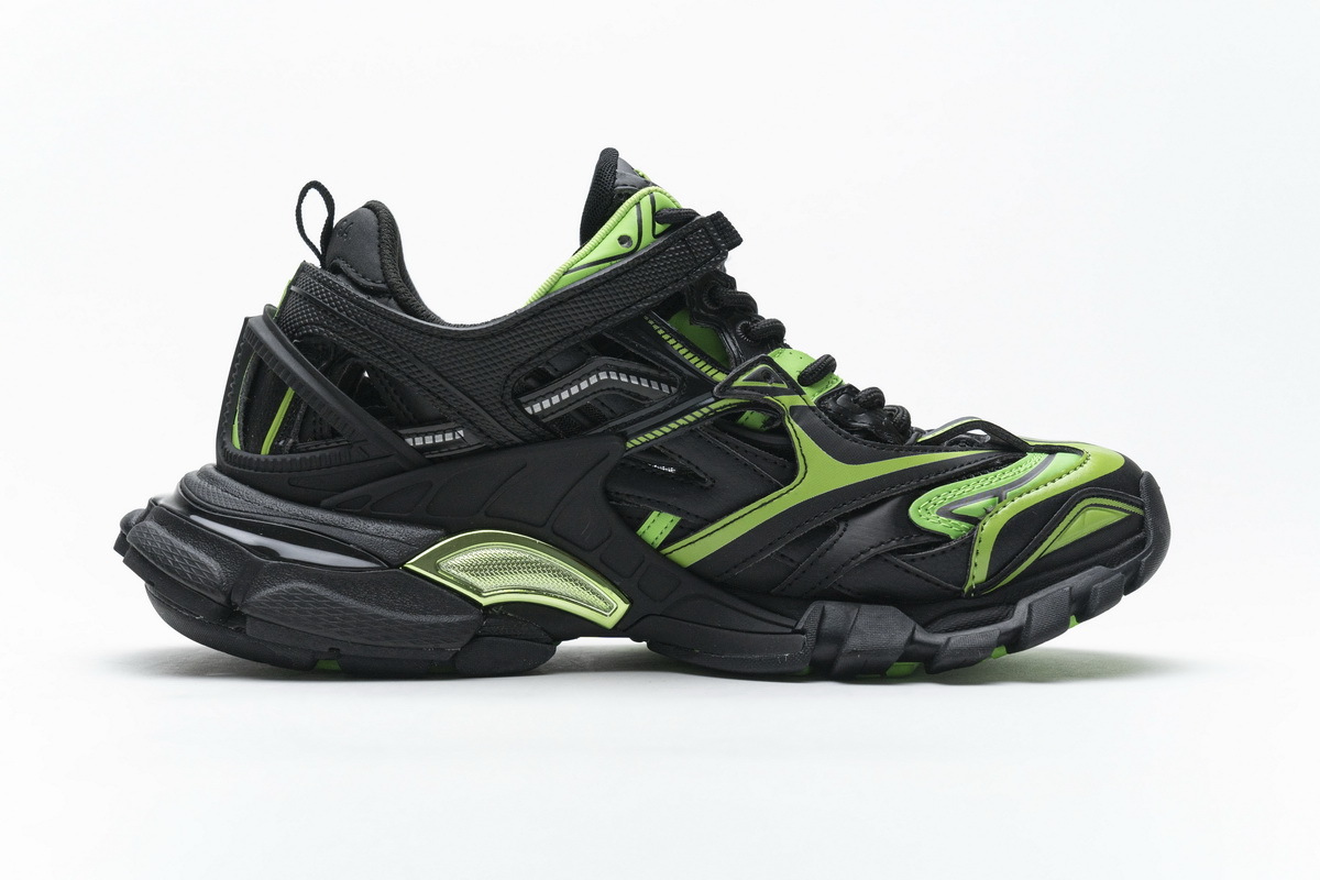 PKGoden Blenciaga Track 2 Sneaker Black Green