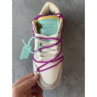 PKGoden Dunk Low Off-White Lot 21,DM1602-100