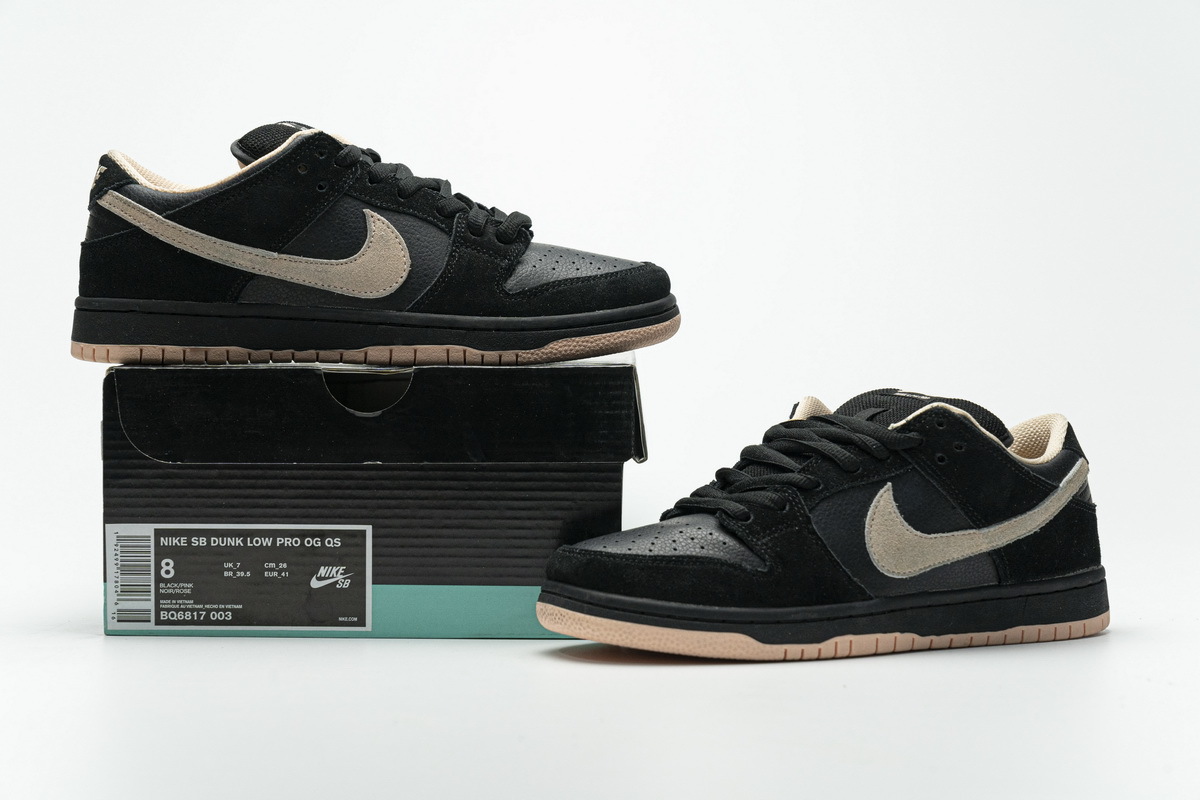 PKGoden Dunk Low Black Washed Coral