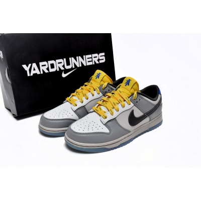 PKGoden Dunk Low Gray, Black and Yellow,DR6187-001