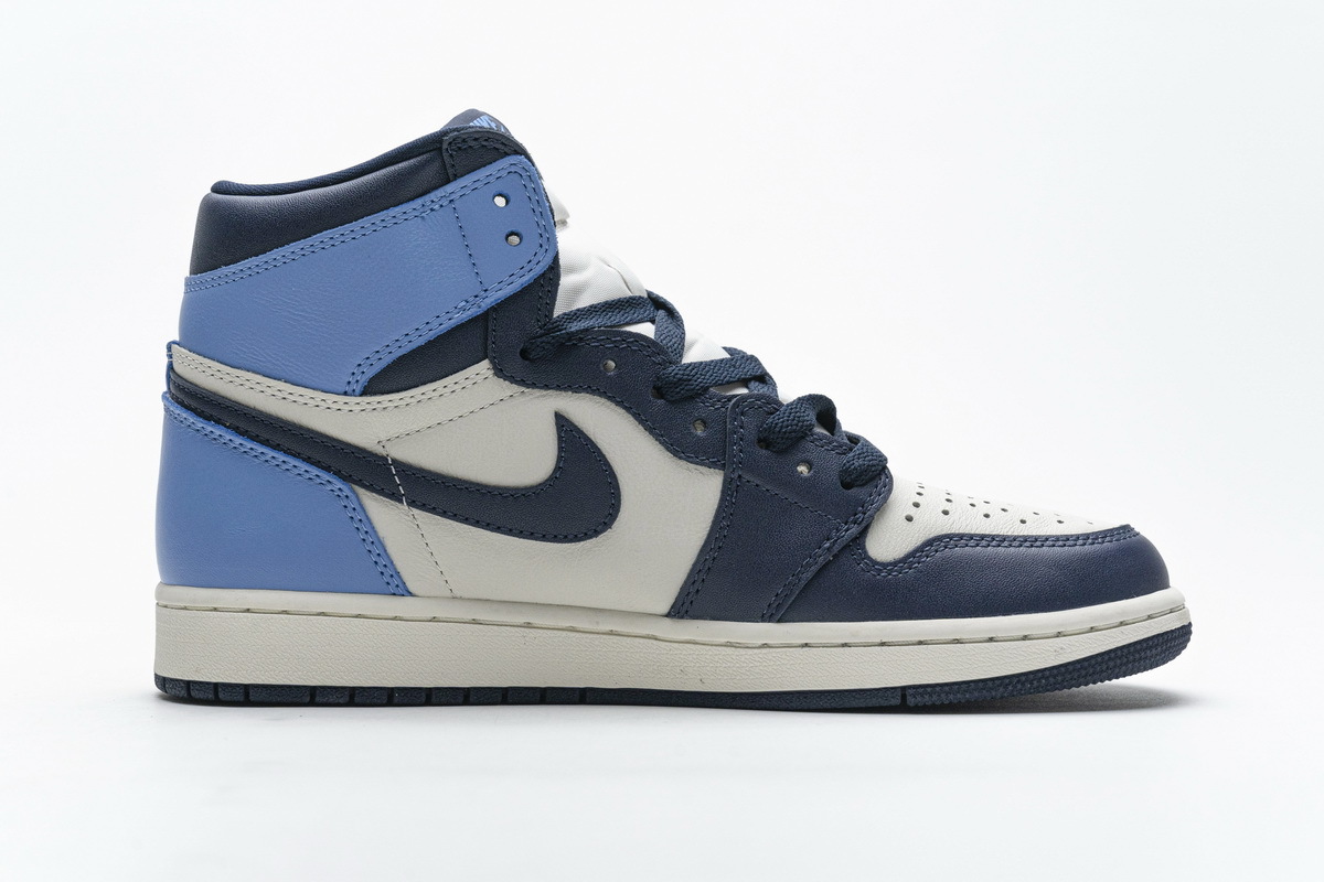 PKGoden Jordan 1 Retro High Obsidian UNC,555088-140