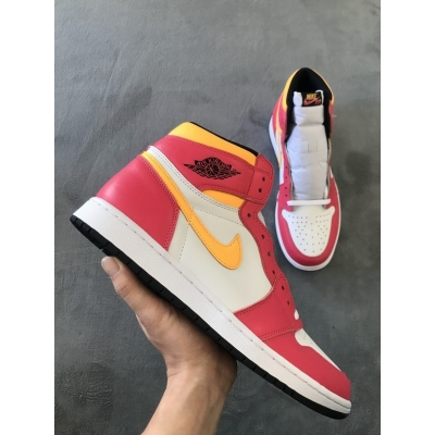 PKGoden Jordan 1 Retro High OG Light Fusion Red,555088-603