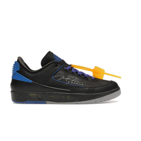 PKGoden Jordan 2 Retro Low SP Off-White Black Blue ,DJ4375-004