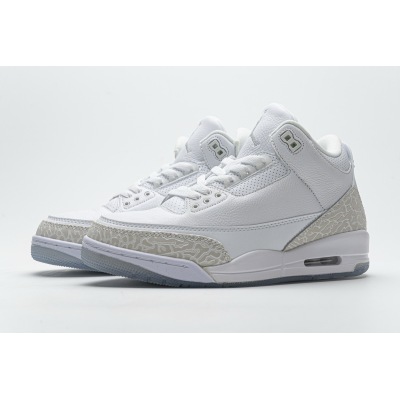 PKGoden Jordan 3 Retro Pure White (2018),136064-111