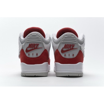 PKGoden Jordan 3 Retro Tinker White University Red