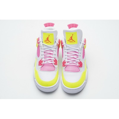 PKGoden Jordan 4 Retro White Lemon Pink (GS)