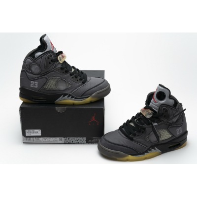 PKGoden Jordan 5 Retro Off-White Black,CT8480-001