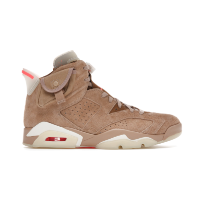 PKGoden Jordan 6 Retro Travis Scott British Khaki，DH0690-200