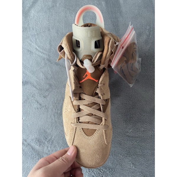 PKGoden Jordan 6 Retro Travis Scott British Khaki，DH0690-200