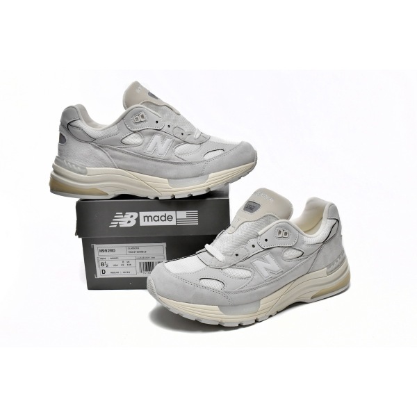 PKGoden New Balance Gray White,M992MD