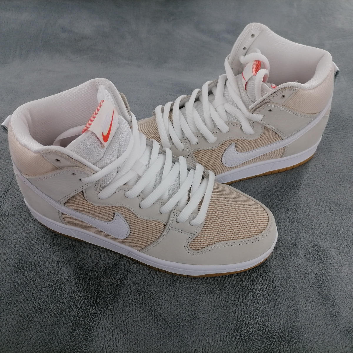 PKGoden SB Dunk High Pro ISO Orange Label Unbleached Natural,DA9626-100