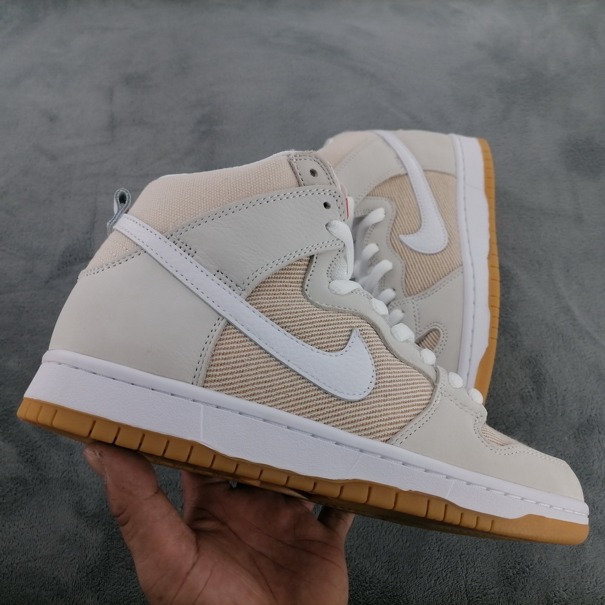 PKGoden SB Dunk High Pro ISO Orange Label Unbleached Natural,DA9626-100