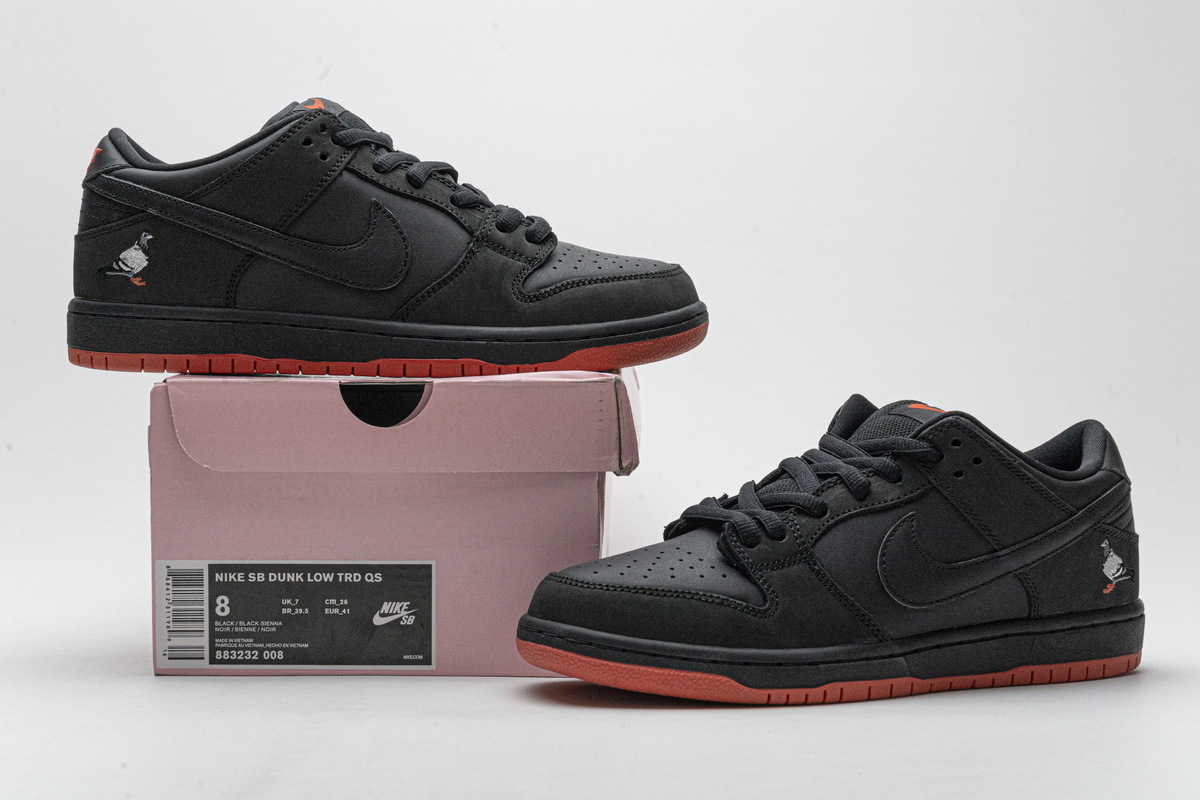 PKGoden SB Dunk Low Black Pigeon