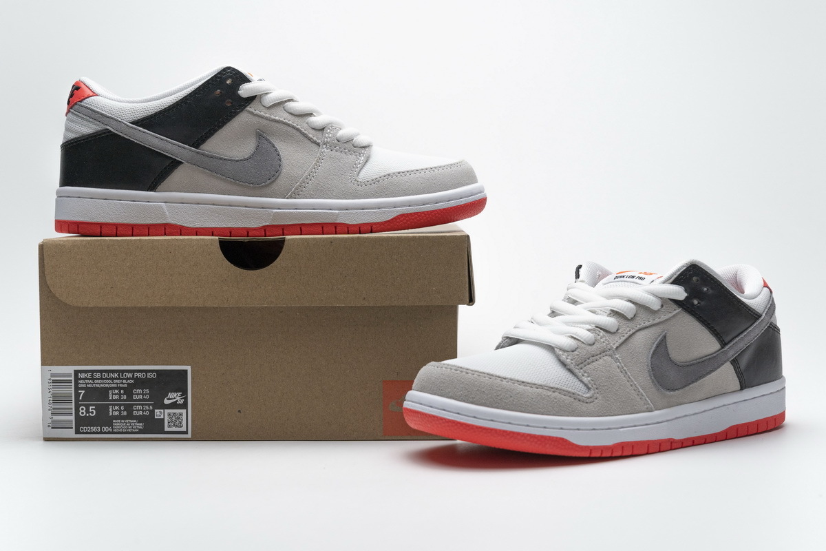 PKGoden SB Dunk Low Infrared Orange Label,CD2563-004