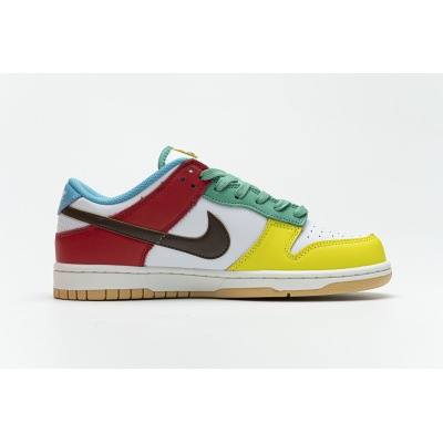 PKGoden Dunk Low Free 99 White,DH0952-100