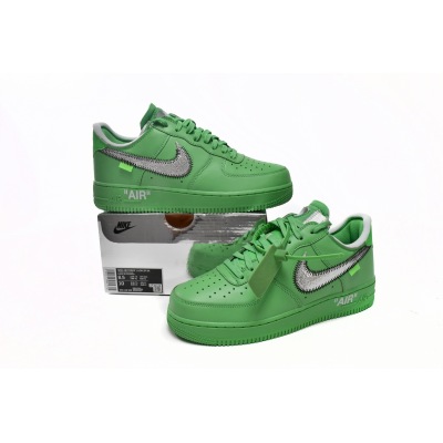 PKGoden Air Force 1 Low Off-White Light Green Spark DX1419-300