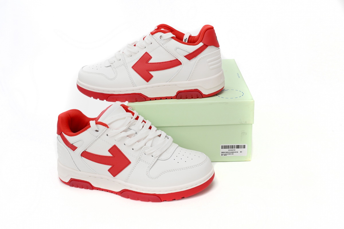 PKGoden OFF-WHITE Out Of Office White Red,OMIA189 C99LEA00 10125