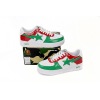 Special Sale A Bathing Ape Bape Sta Low Red White Green,1180-191-004