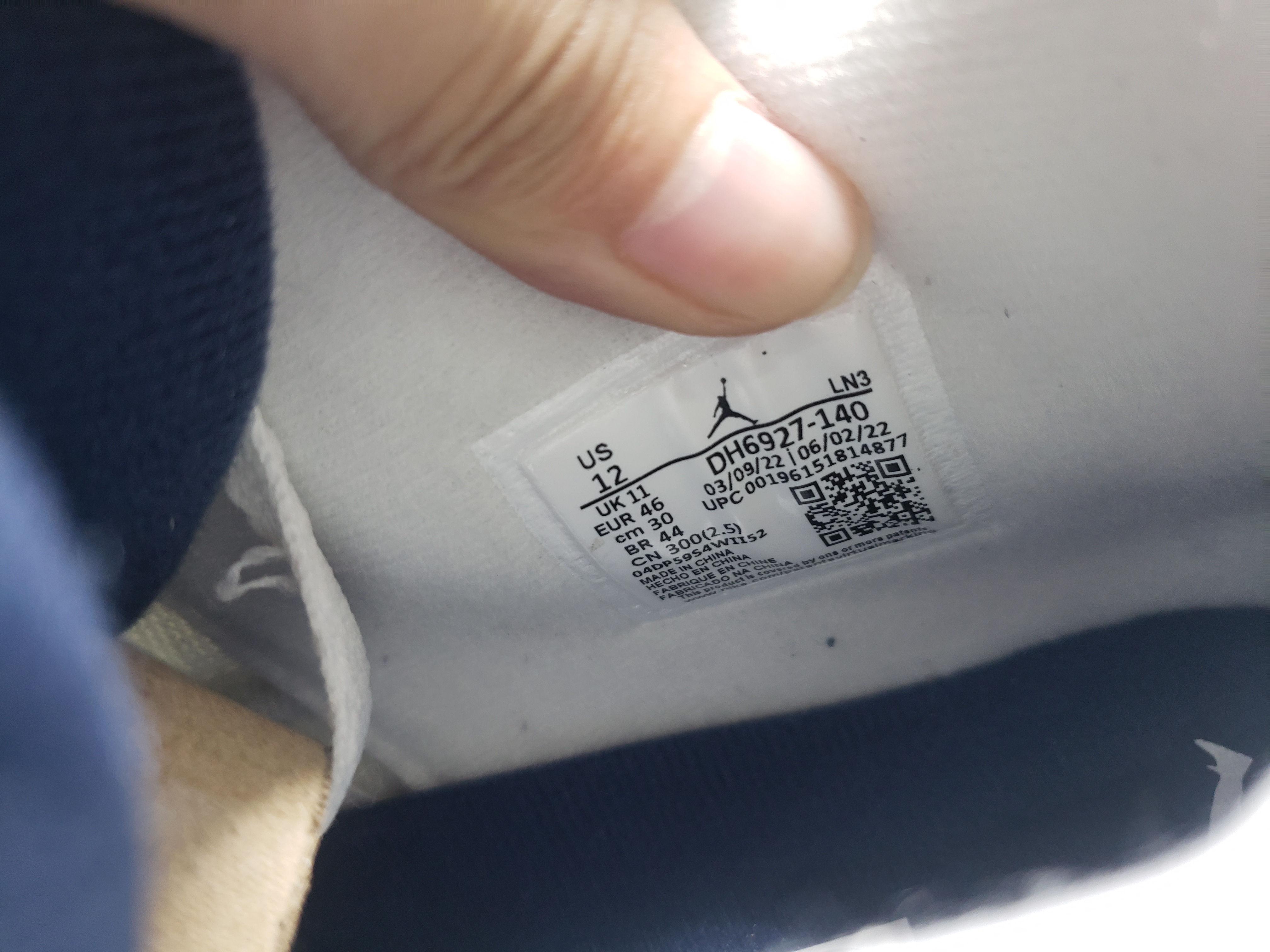 PKGoden Jordan 4 Retro White Midnight Navy,DH6927-140