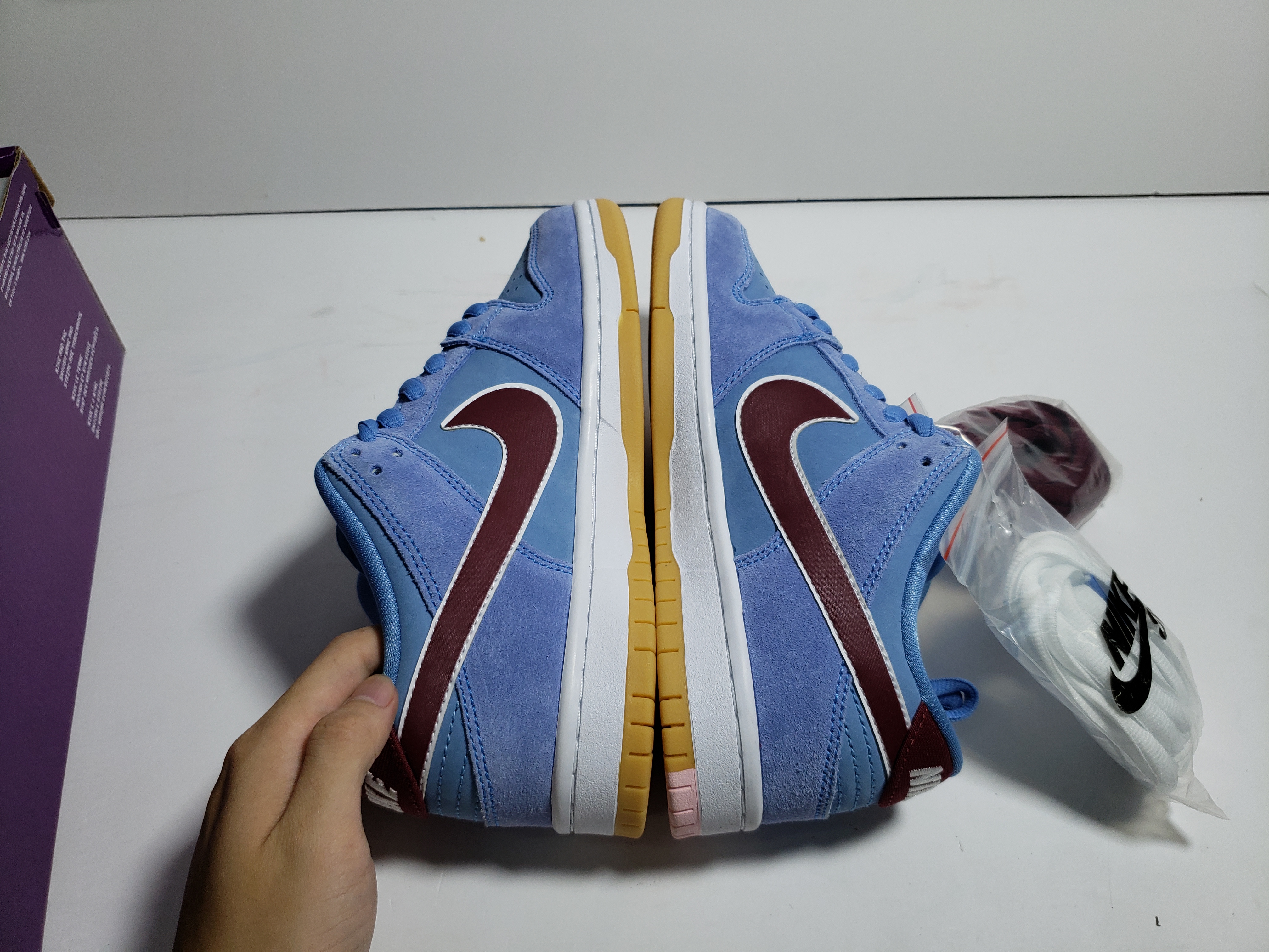 OG SB Dunk Low Valour Blue Team Maroon,DQ4040-400