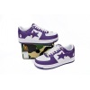 Special Sale A Bathing Ape Bape Sta Low White Purple,1170 0191 007