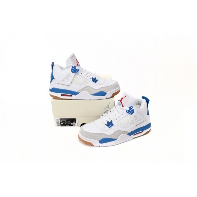 PKGoden Air Jordan 4 Retro SB White Blue,DR5415-104