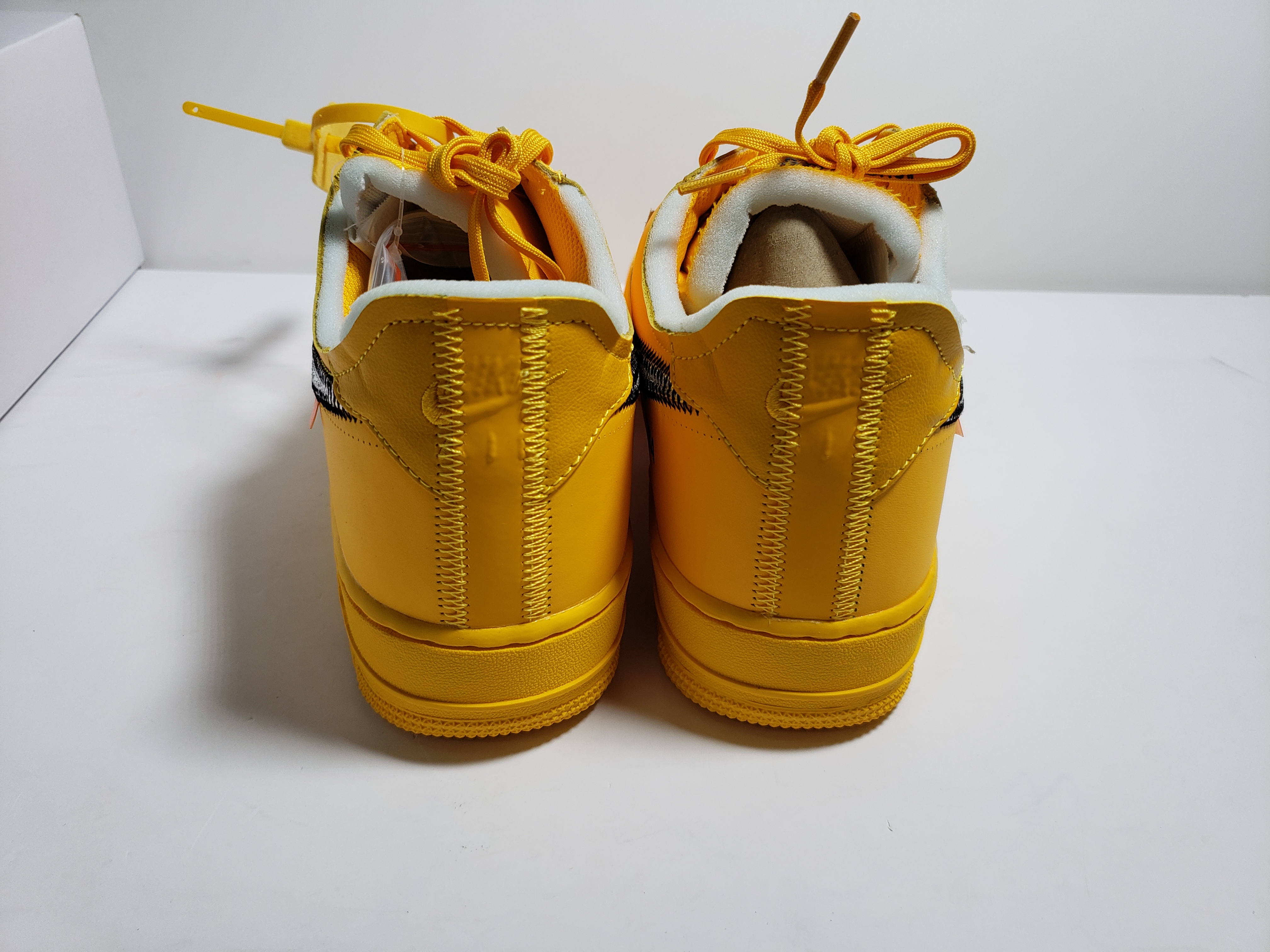 PKGoden Air Force 1 Low OFF-WHITE University Gold Metallic Silver