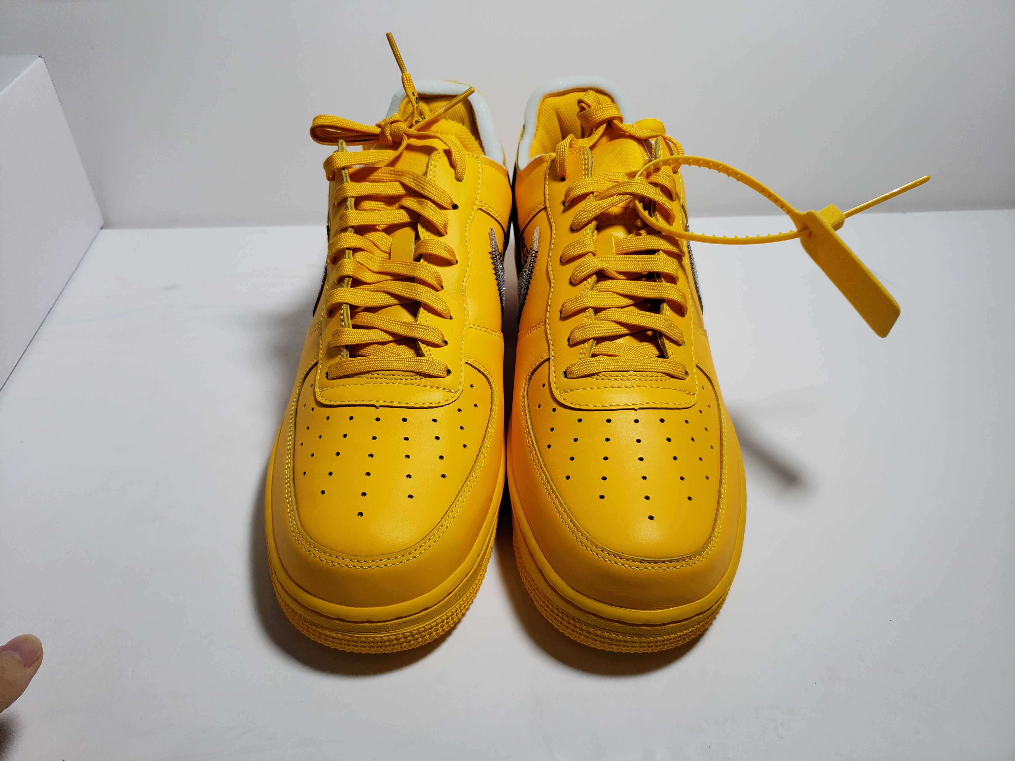 PKGoden Air Force 1 Low OFF-WHITE University Gold Metallic Silver