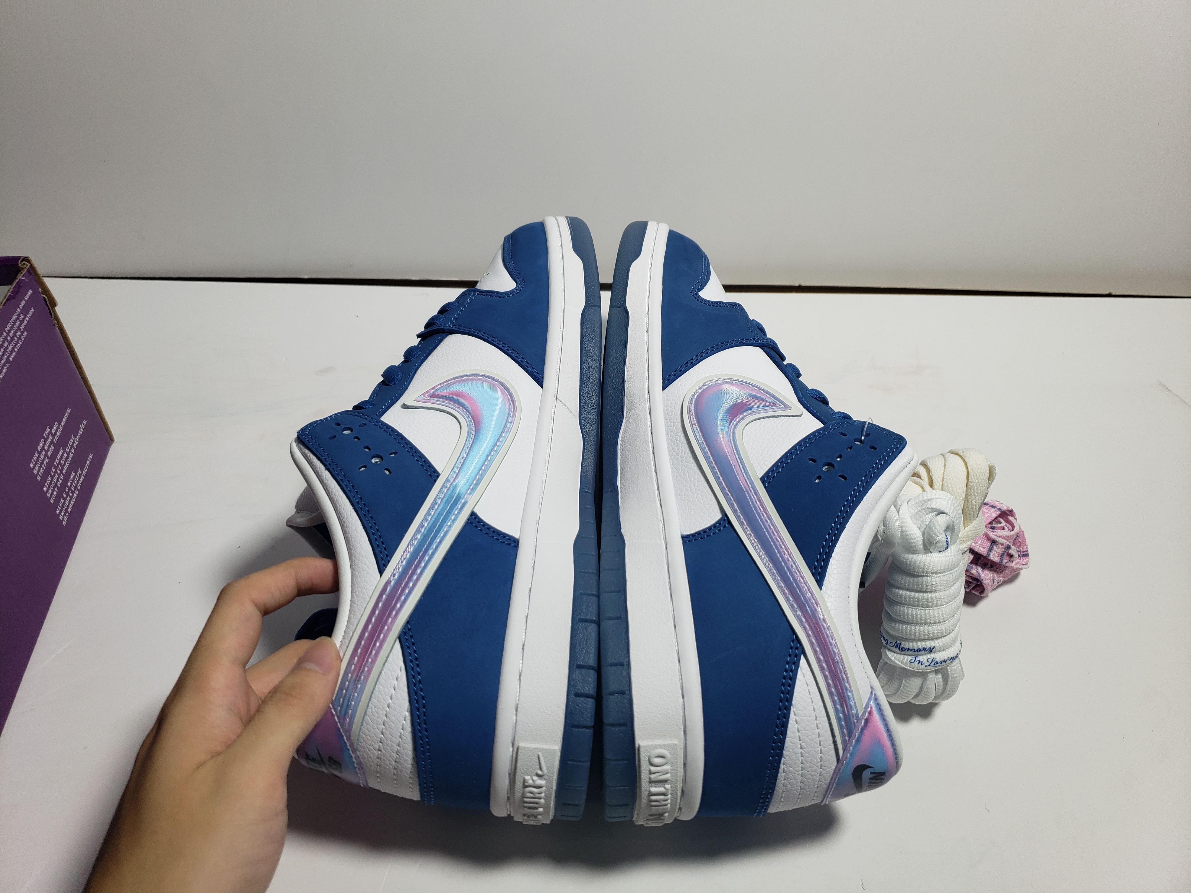 PKGoden SB Dunk Low Blue White Born Raised,FN7819-400