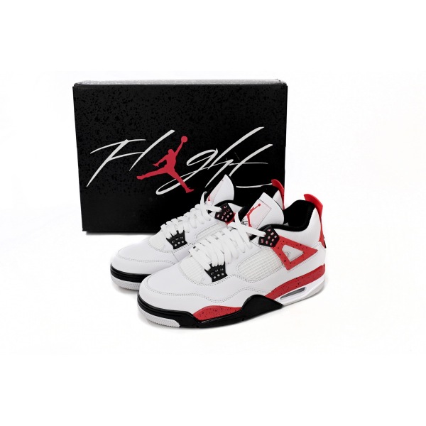 ⏳Free Shipping⏳PKGoden  Air Jordan 4 Red Cement，DH6927-161