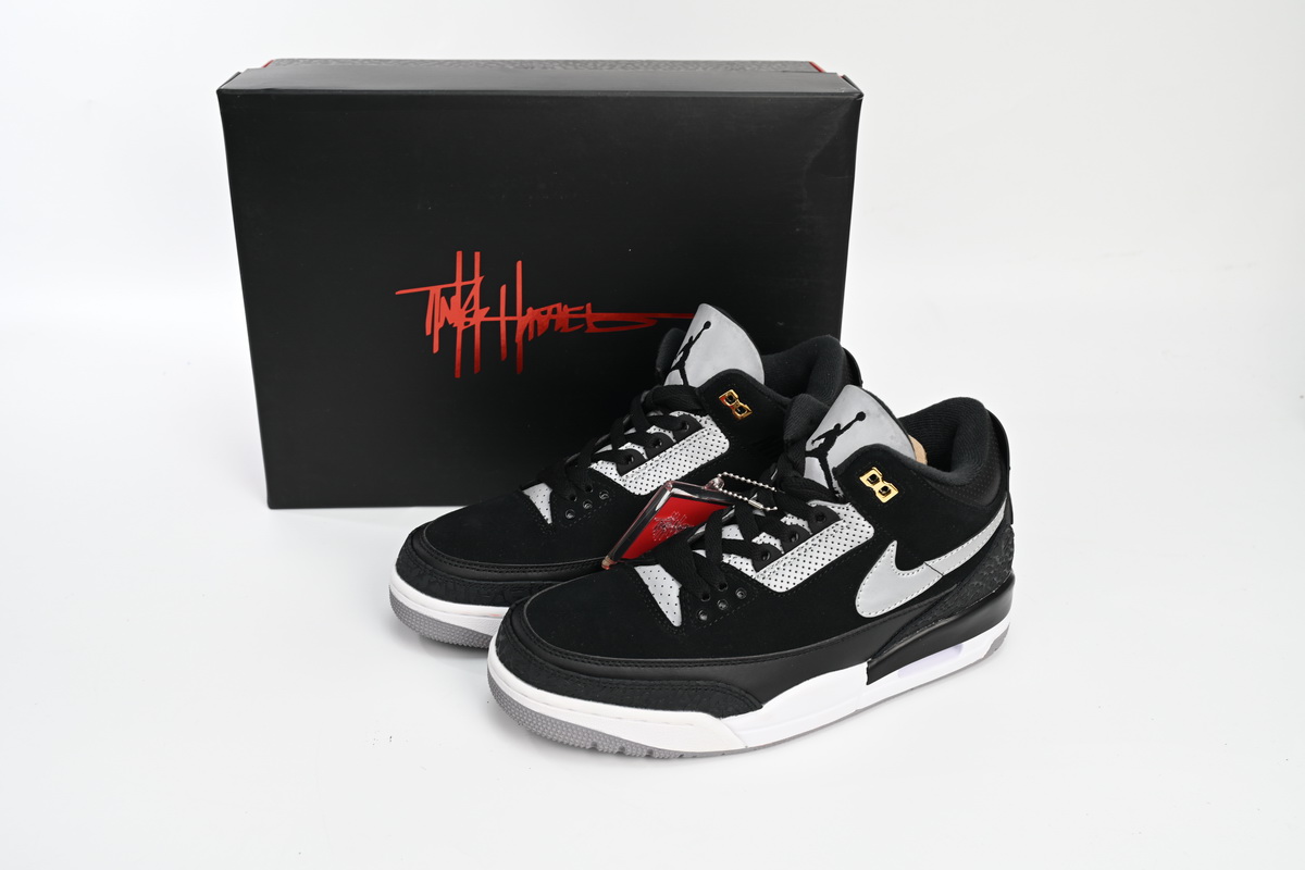OG Jordan 3 Retro Tinker Black Cement Gold,CK4348-007