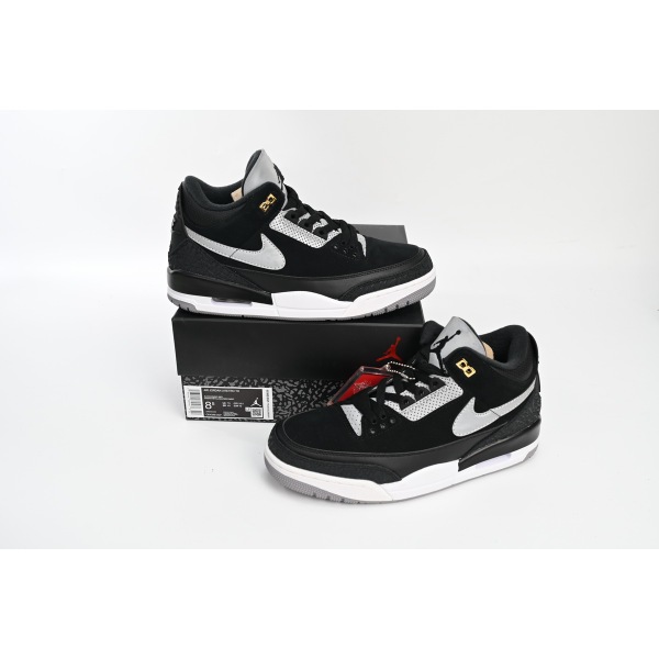 OG Jordan 3 Retro Tinker Black Cement Gold,CK4348-007