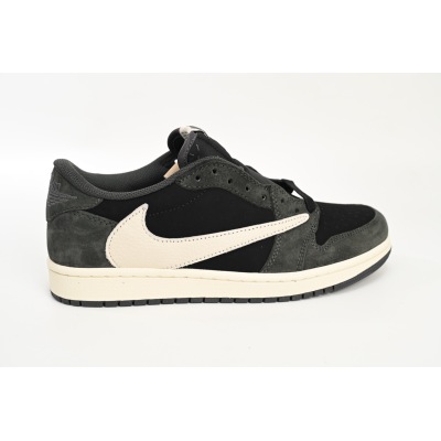 PKGoden Jordan 1 x Travis Scott Low Black Grey Low Help,DM7866-001