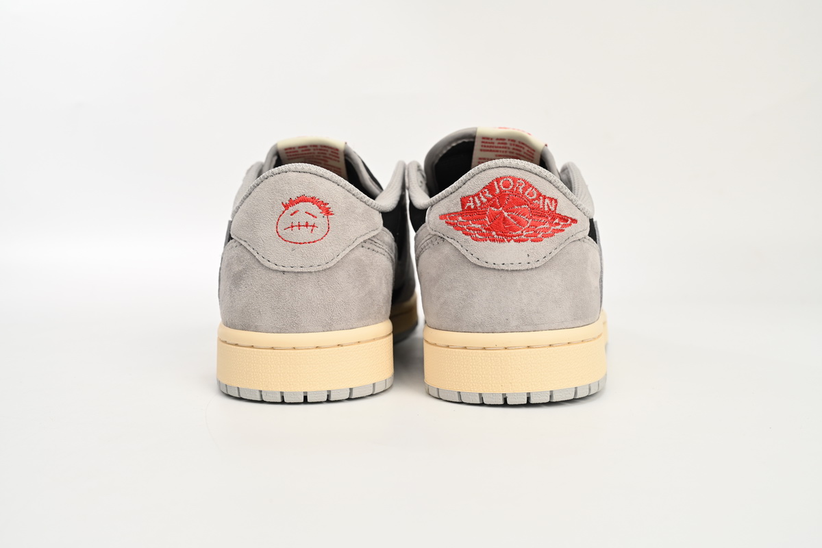 PKGoden Jordan 1 x Travis Scott Low White Grey Low Gang,DM7866-010
