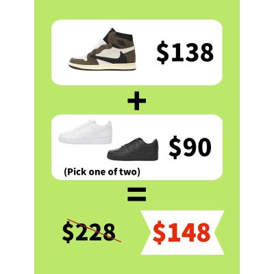 Buy ONE PK Jordan Get One Free Air Force 1