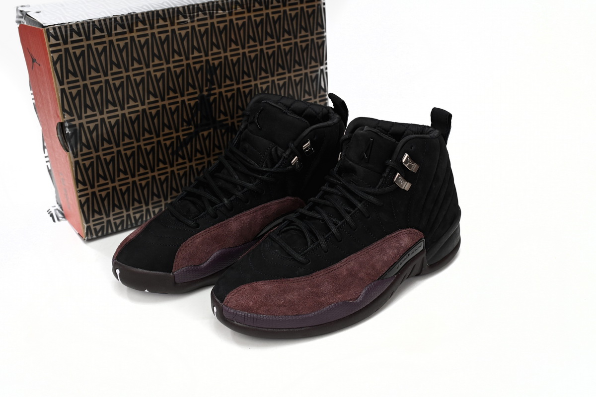 PKGoden Jordan 12 Retro Black Wine Red A Ma Maniére,DV6989-001