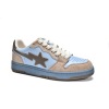 PKGoden A Bathing Ape Bape Sk8 Sta Low Light Blue，1G70-109-0013