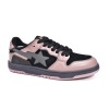 PKGoden A Bathing Ape Bape Sk8 Sta Low Black Pink,1G70-109-0011