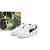 PKGoden A Bathing Ape Bape Sk8 Sta Low Shell Head White,1I20-191-005