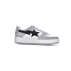 PKGoden A Bathing Ape Bape Sta Low White Grey Black,1G70-109-0004