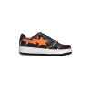 PKGoden A Bathing Ape Bape Sta Low Splash Black Orange,1G70-109-0006