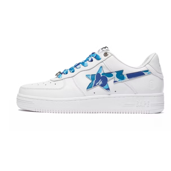 PKGoden A Bathing Ape Bape Sta Low White ABC Camo Blue