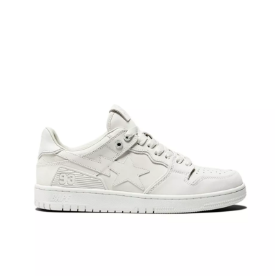 PKGoden A Bathing Ape Bape Sta Low White