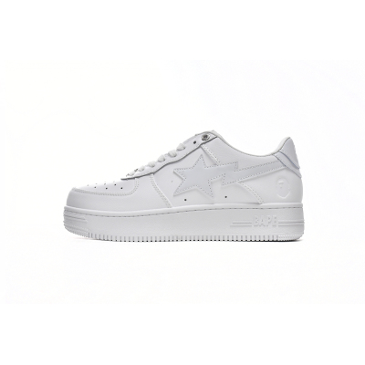 Special Sale A Bathing Ape Bape Sta Low White  1H70-191-006