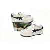 Special Sale A Bathing Ape Bape Sta Low White Snake Skin Pattern,1I80 191 009